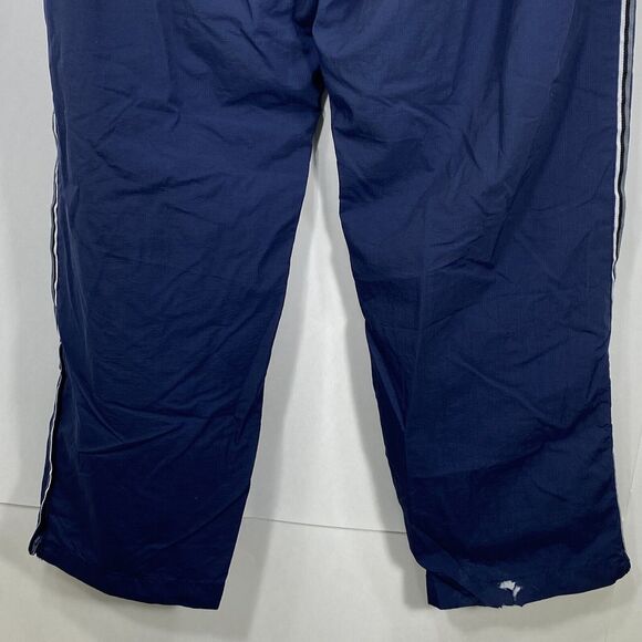 Vintage Reebok Men's Medium Windbreaker Navy Blue Track Pants Activewear Pants - Picture 8 of 12